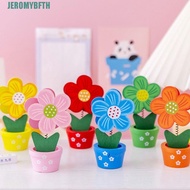 JEROMYBF Flower Note Holder Korean Creative Messege Stander Photo Stander Desktop Crafts Office Supp