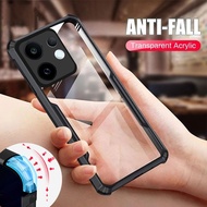 Vivo X200 FE 2025 rõ ràng Acrylic Gọng silicon Ốp lưng cho Vivo X200 FE Vivo x200fe x 200 FE Pro Ult