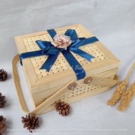 ( R25) SMOKE BASKET BLEACHING RIBBON SUSUN 1 20x20cm 25x25cm 30x30cm | Delivery BOX | PACKAGING FOOD