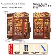 DIY Owl Bookstore Theme Miniature Model