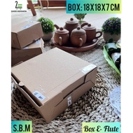 Box 18x18x7cm-E-Flute / Rice Box Cake Box Hampers