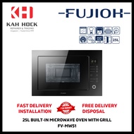 FUJIOH FV-MW51 25L BUILT-IN MICROWAVE OVEN WITH GRILL - 1 YEAR LOCAL WARRANTY + FREE DELIVERY
