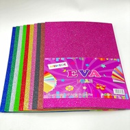 EVA FOAM GLITTER EVA GLITTER FOAM/ CONTAINS 10 COLORS