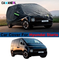 Full Car Cover For Hyundai Staria 2020-2025 Outdoor Anti-UV Sun Snow Rain Wind Protection Waterproof