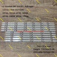 LED strip For LG Innotek 55LH575T 55LF550T 55LB631T.ATS DRT 3.0 55"_ A/B type Rev01 55LB561V 55LB652