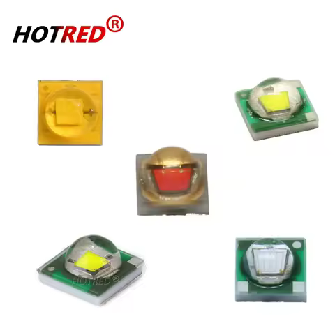10pcs LED Chip 3W 3535 XPE Warm Cool White Red Blue Green Yellow UVA IR Full Spectrum 660nm 440nm CO