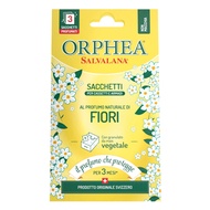 義大利ORPHEA歐菲雅 衣物香氛袋(3入/盒)-取代樟腦丸/ 經典花香/ 黃色