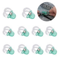 Shwnee 10Pcs Acrylic Pants Shortener Clasps Trouser Length Adjustment Clamp For Pants Length Adjustm