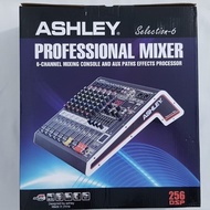 ASHLEY Selection Mixer - 6 Professional Mixer 6 Channel Mixing Console