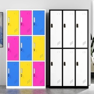 S-66/ Color Wardrobe Gym Induction Lock Store Cabinet Bathroom Swimming Pool Multi-Door Wardrobe Staff Locker 3HFT