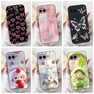 Soft Casing For Google Pixel 9a GXQ96 GTF7P G3Y12 Case Shockproof Silicone Cute Cartoon Butterfly Co