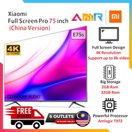 [Ready Stock] XiaoMi Mi Full Screen TV PRO E75S LCD 4K Android Smart TV 75 Inch UHD  China Version 1