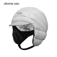 AONIJIE M35 M36 Winter White Duck Down Hat Cap Beanie Balaclava Ear Protector Scarf Cycling Camping