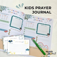 Kids Prayer Journal + Letters to God | Green Version | Manna Project | Sunday School Book | Bible st