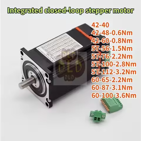 42/57/60 Integrated closed-loop stepper motor with built-in driver 5v-24V-0.6Nm/0.8Nm/1.5Nm/2.2Nm/2.