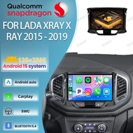 Android 15 Car Radio For LADA Xray X Ray 2015 - 2018 2019 BT WIFI+4G Viedo Player Snapdragon Head Un