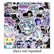 50PCS Horror Role Playing Game OMORI Cartoon Sticker Personalized Pixel Graphics Waterproof Graffiti