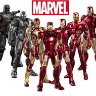 ZD Toys Iron Man Series Joint Movable MK1 MK2 MK3 MK4 MK5 MK6 MK7 MK42 MK43 MK50 Movie Action Figure