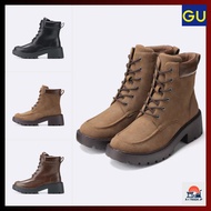 GU Volume Sole Lace-Up Boots, Women's, XS-2XL, Direct from Japan