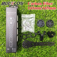 BUCKLOS Bike Computer Holder Carbon Fiber 143mm Speedometer Holder 165mm Barfly for Speedometer