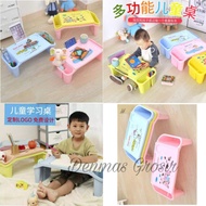 Children's Study Table With Cute Motifs/Character Children's Plastic Table