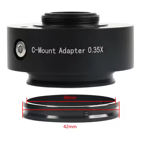 0.8X 0.63X 0.5X 0.4X 0.35X C Mount CCD Adapter Lens Lab Trinocular Microscope Camera Adapter For Oly
