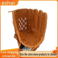 【eshai】Outdoor Sports Left Hand Training Practice Softball Baseball Gloves Pitcher Hand Players Pock