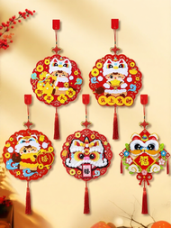 SIJINIANHUA | Chinese New Year DIY Fuzi Decoration Crafting Materials