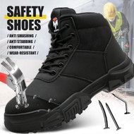 High-Cut Steel Toe Cap Lightweight Safety Shoes Sport Fashion 38-48 Kasut Safety Ringan