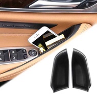 2P 599 Car Door Handle Armrest Storage Box Slot Case Phone Holder Organizer Tray For BMW 5 Series