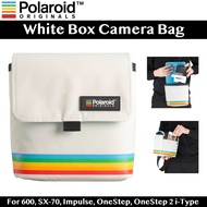 White Polaroid Box Camera Bag - DSLR Mirrorless Compact Camera Bag