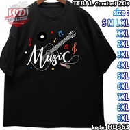 MUSIC XS T-SHIRTS S M L XL 2XL 3XL 4XL 5XL 6XL 7XL 8XL 9XL BIG SIZE JUMBO T-SHIRTS HD363