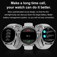 Smartwatch สมาร์ทวอท สมาร์ทนาฬิกาบลูทูธโทร Android Ip68ออกซิเจนในเลือด ECG สมาร์ทนาฬิกาผู้ชายเพลง SmartWatch สำหรับ Iphone HuaWei Samsung Smartwatch สมาร์ทวอท Black Steel