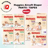 Huggies Airsoft Diaper Pants / Tapes / Carton Deals / Available in S / M / L & XL