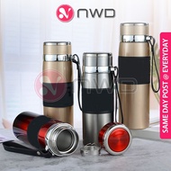 《 𝗗𝗢𝗨𝗕𝗟𝗘 𝗪𝗔𝗟𝗟 》 Thermal Flasks SUS 316 Stainless Steel Thermos Bottle Vacuum Cup Hot Cold Portable W