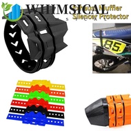 WHIMSICAL Motorcycle Exhaust Protector Dirt Pit Bike Motorcycle Accessories Heat-resistant Anti-scra