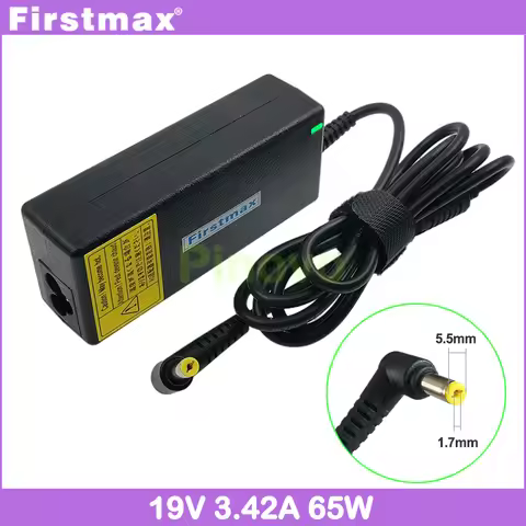 AC adapter 19V 3.42A 65W laptop charger for Packard Bell EasyNote LG71BM LG81AP LG81BA NX82 NX86 SJM