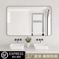 [IN STOCK]Toilet Wall Hanging Mirror Self-Adhesive Bathroom Toilet Toilet Wash Table Wall-Mounted Punch-Free Cosmetic Mirror Wall-Mounted