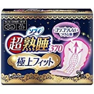 蘇菲 超熟睡極致貼合超薄夜用衛生棉370mm 7片裝