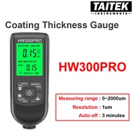 เครื่องวัดความหนาผิวเคลือบ Coating Thickness Gauge รุ่น HW300PRO ช่วงการวัด 0~2000um ความละเอียด 1um