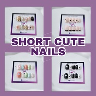 Cute Short Nails Nail.be6 Press On Nails Fake Nails