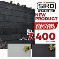 3D RETRO BRICK FOAM WALLPAPER 3D RETRO BRICK WALLFOAM