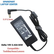 19V 3.42A 65W Adapter Charger for Toshiba PA-1650-21 PA3467U-1ACA PA3714U-1ACA SADP-65KB PA3917U-1AC