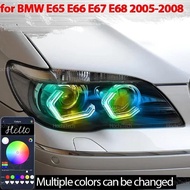 For BMW 7 Series E65 E66 E67 E68 Alpina B7 2001-2008 730i 735i 740i 745i M4 style LED Angel Eyes Bul