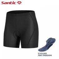 Santic Men Cycling Shorts Shockproof 4D Padded Breathable MTB Bike Road Bicycle Underwear