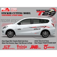 Datsun Go car stickers, Datsun Go car stickers, car stickers, car body variation motif stickers.