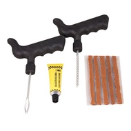 8Pcs Car Tubeless Tyre Repair Tools Kit Motorcycle Tyre Repair Set Penampal Tayar Kereta Bocor