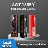 /AWT lithium 18650 3.7v 3000mAh/3400mAh /3500mAh li ion  battery pack lithium ion battery 18650 char