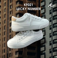 KIM&CO. Lucky number (KF021M) รองเท้าผ้าใบมูเตลู ทั้งเรื่องการงาน การเงิน ความรัก ดีไซน์สวย วัสดุหนั
