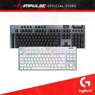 Logitech G915 X Lightspeed Full-size / TKL Low Profile Wireless Gaming Keyboard - Black/White - Line